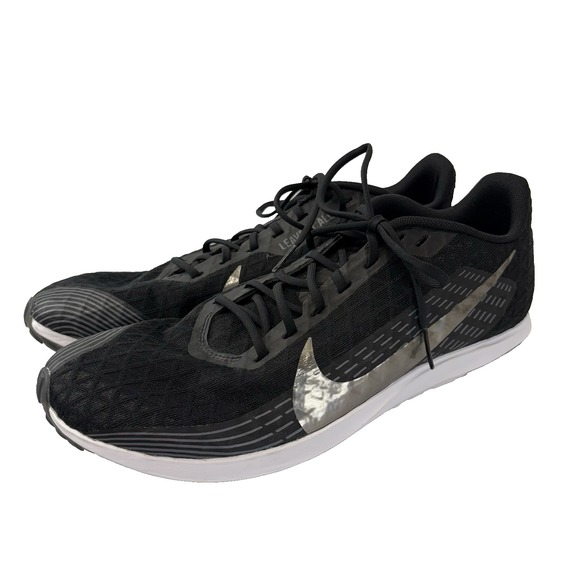 Nike Zoom Rival XC Mens 11 Black Silver Cross Country NO SPIKES AJ0851-002 - Picture 1 of 8